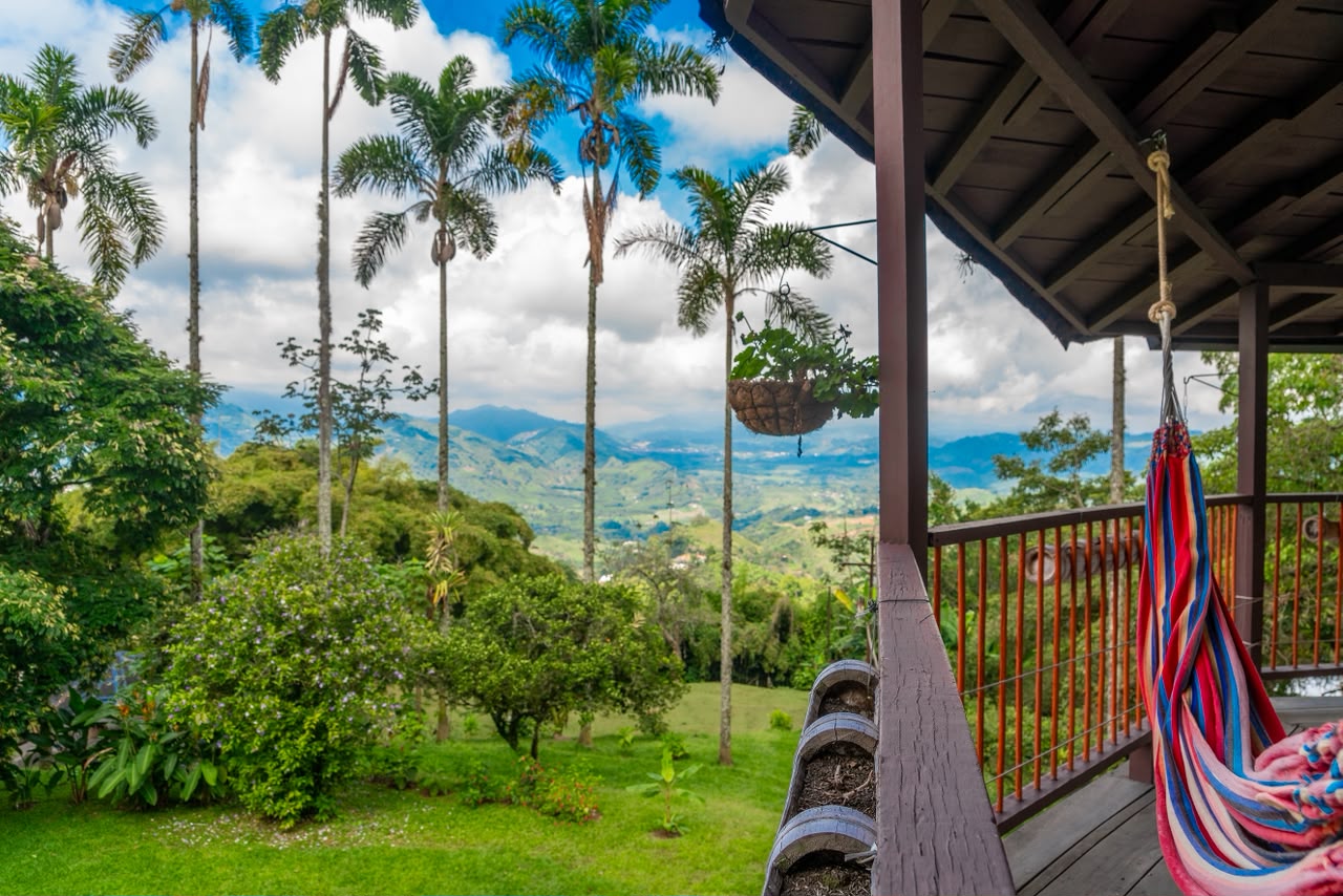 Espacios y naturaleza de Aldea Sabatinga en Manizales